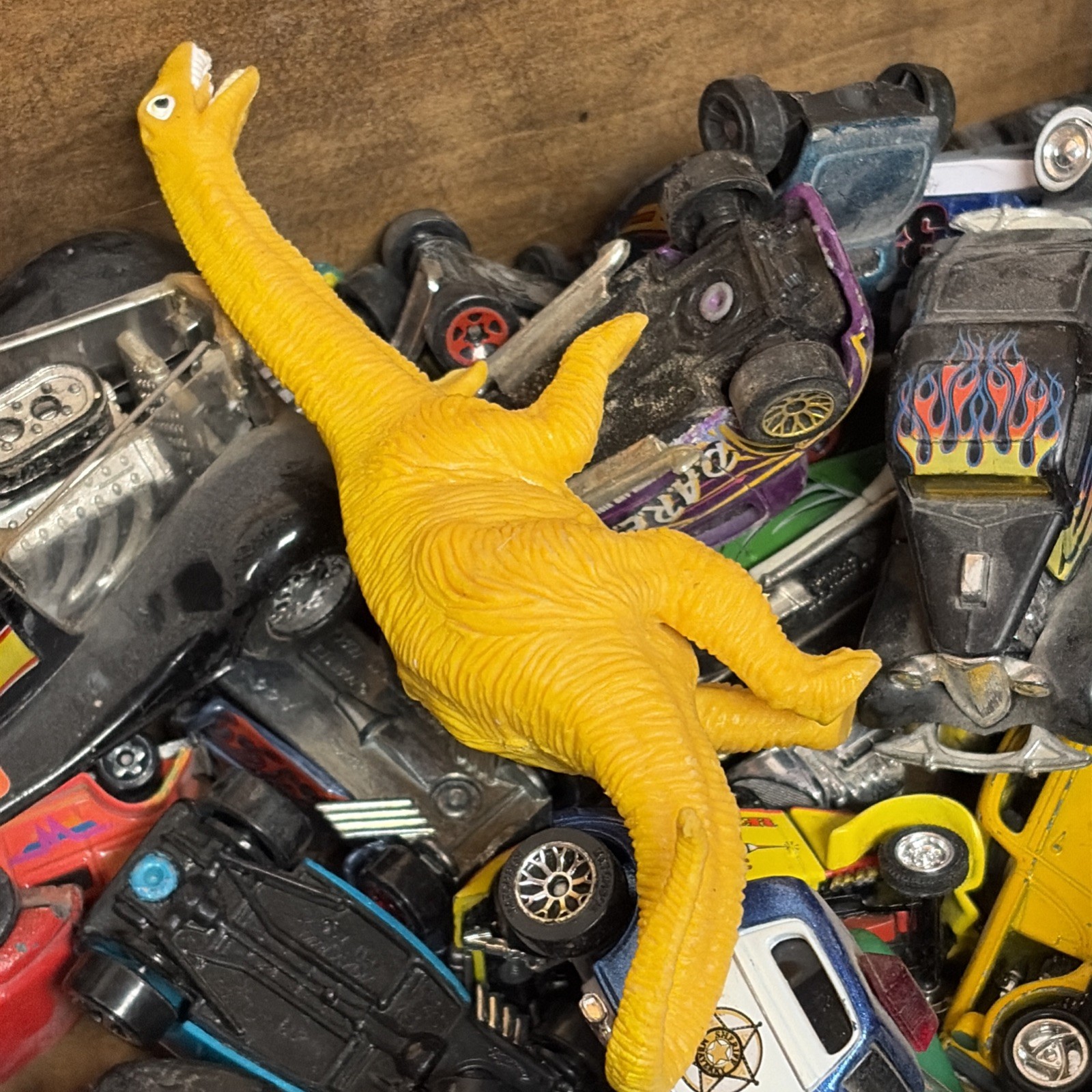 Random Junk Drawer Toy Cars Action figures Dinosaur Diecast Lot of 50+ Pieces