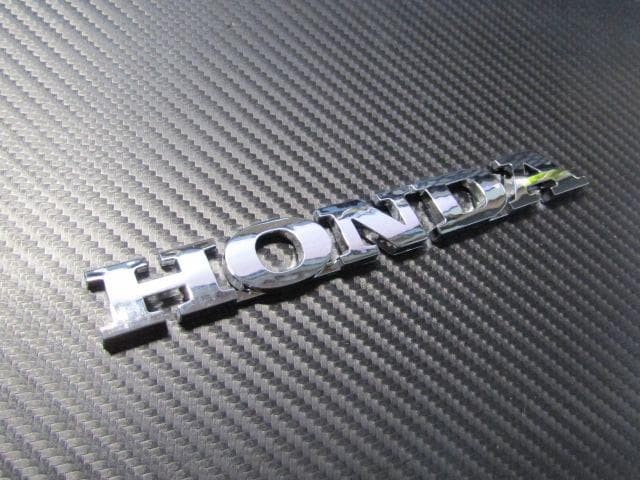 ● HONDA ABS cutout letter TYPE chrome plated emblem!