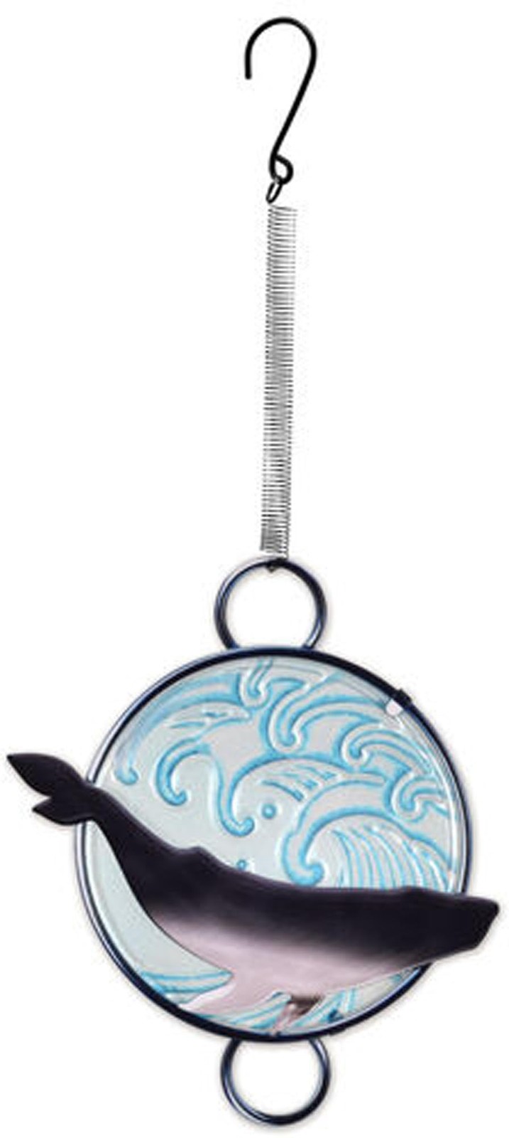 Sunset Vista Designs Metal Outdoor Bouncing Ornament Black Jade 25 Inch 6 Charm