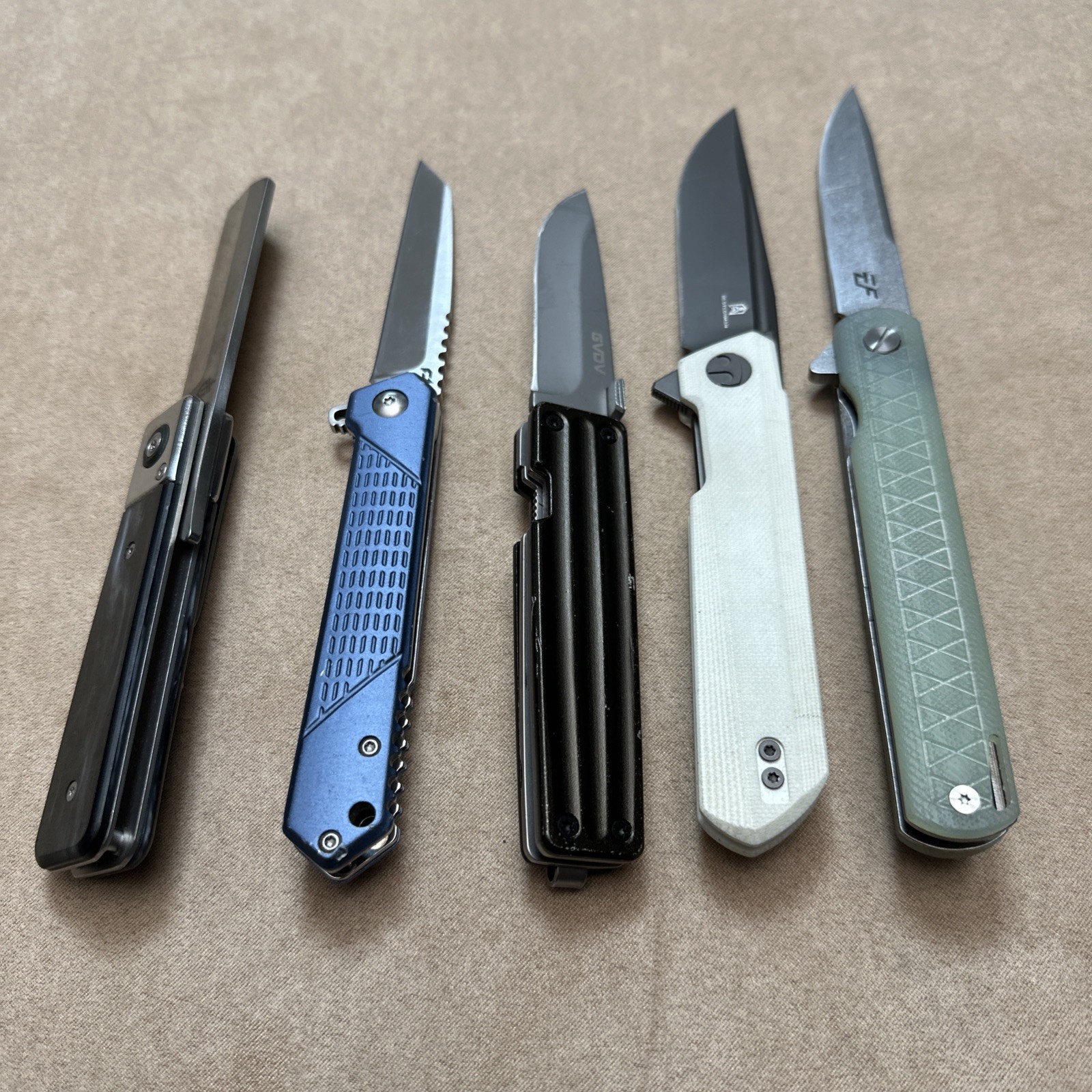5 Items, Pocket Knife Collection, Lot