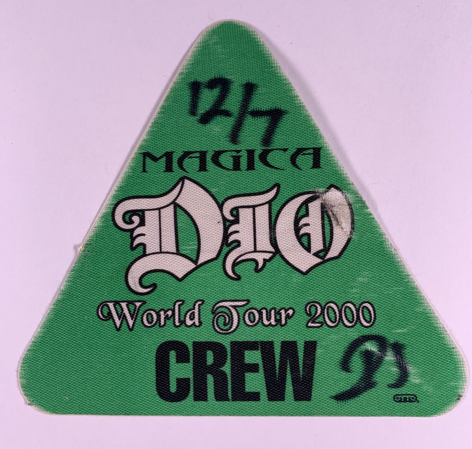 Ronnie James Dio Ticket Pass Original Strange Magica World Tour Hartford US 2000