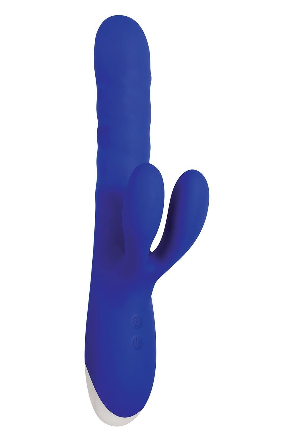 Evolved Novelties Dual Motor Clitoral Rabbit Stimulator Blue large Functional