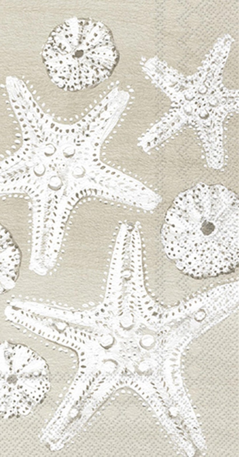 IHR Ideal Home Range Dinner Napkins, 3-Ply Disposable Paper, Starfish, 16-Count