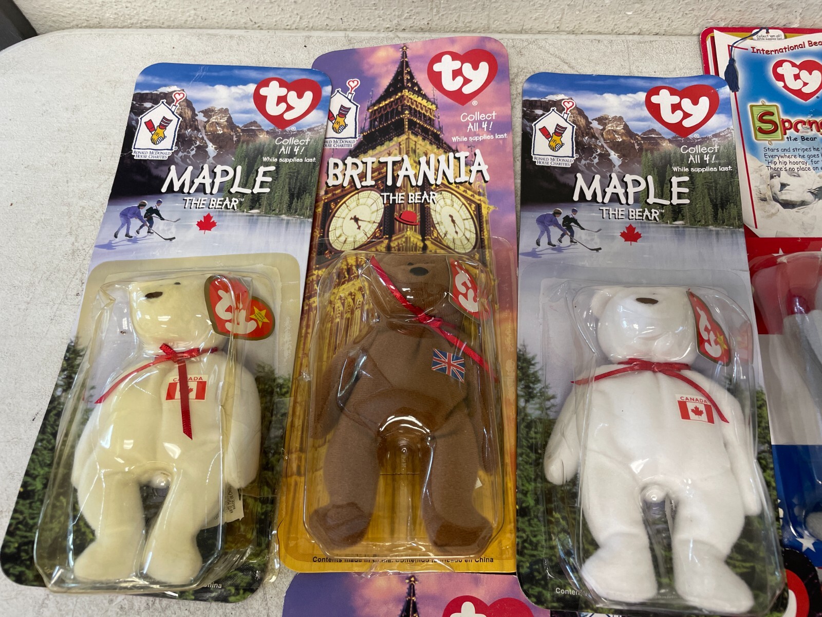 Vintage McDonald’s Ty Beanie Babies Lot – Teenie Beanies Assorted Years