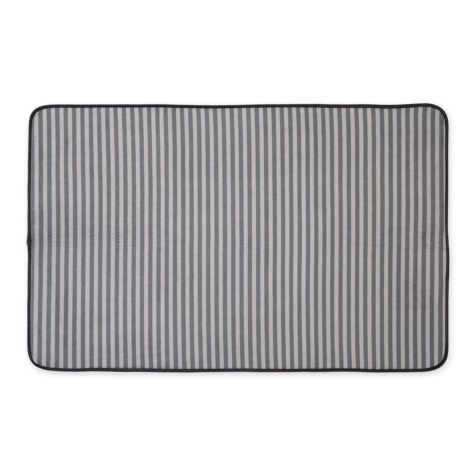 Bone Dry Striped Pet Cage Mat, XX-Large – 30 x 45, Gray