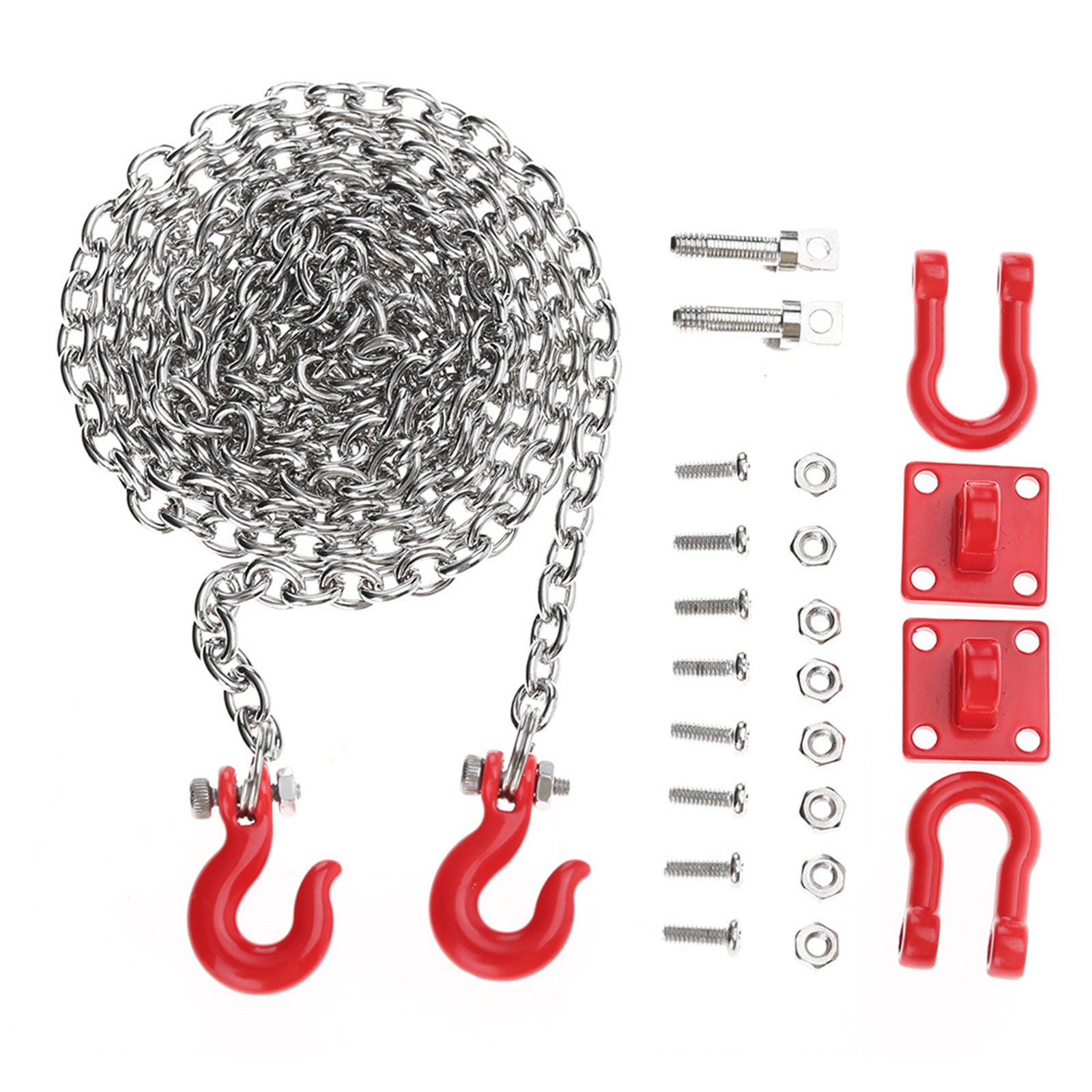 U Shaped Tow Hook Trailer Chain Assemble Parts For RC Climbing Crawler Ca