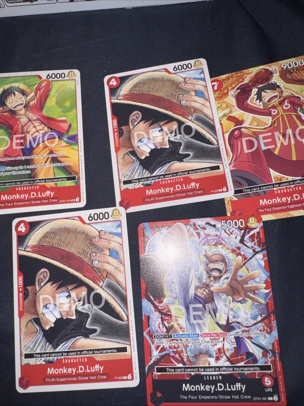 One Piece Monkey.D.Luffy Promo pack Bundle