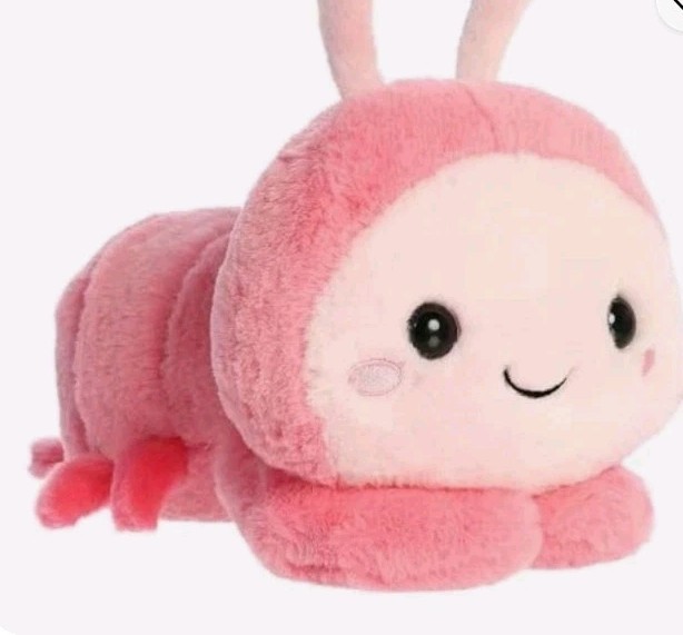 Aurora Playful Too Cute Shimmi Shrimp Stuffed Animal Pink 9″ Pink Plush Soft Toy