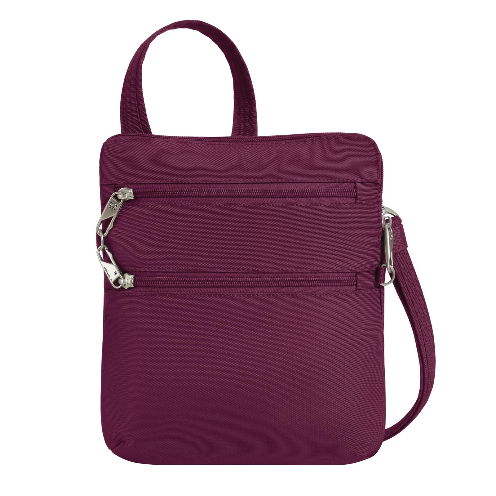 Travelon Anti-Theft Classic Slim Double Zip Crossbody
