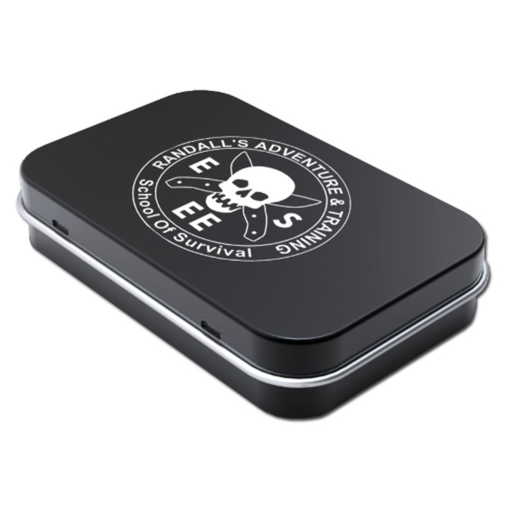 ESEE Pocket Survival Kit Tin, 3.75″ x 2.25″ x .75″
