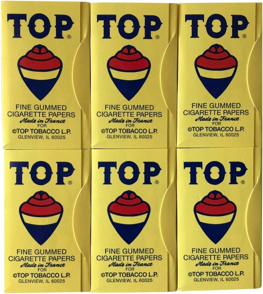 TOP Rolling Papers RYO Cigarette 10 Pack 1000 Leaves Tobacco Paper