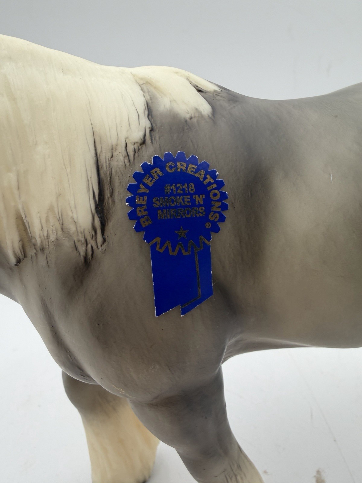 Traditional Breyer Model Horse #1218 Smoke n Mirrors Shire Horse Collectors D4C