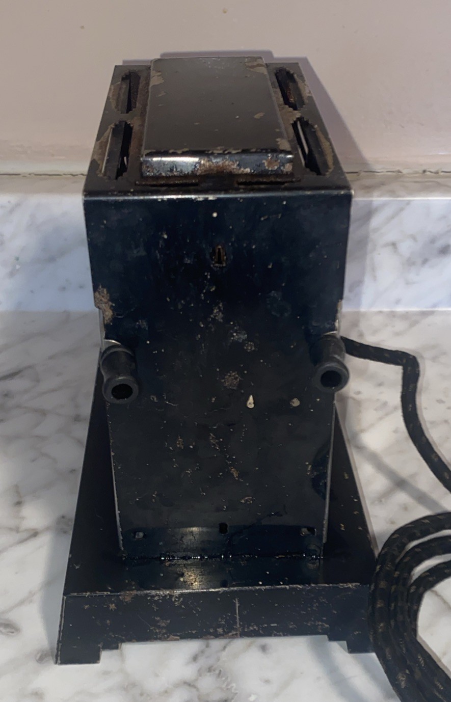 Vintage 1950s Sterling Handy Hot Pull Down 2 Sided Toaster Type AEUF WORKS
