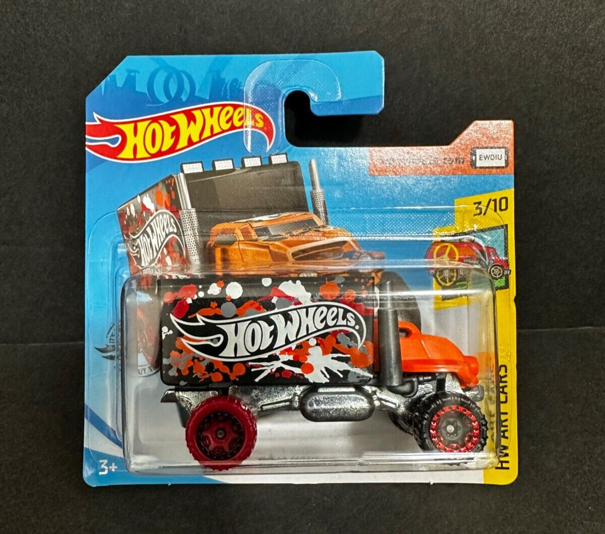 2019 Hot Wheels Short Card BAJA HAULER 228/250 HW Art Cars #3/10 1:64!