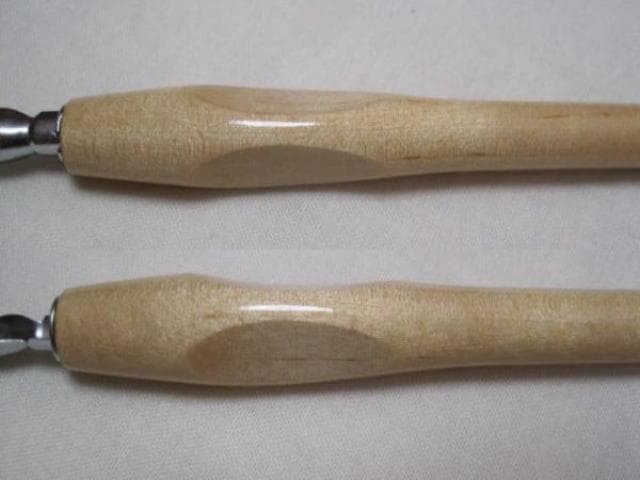 40 wooden triangular grip shaft & Nikko replacement nib 10 pieces of 6 types &
