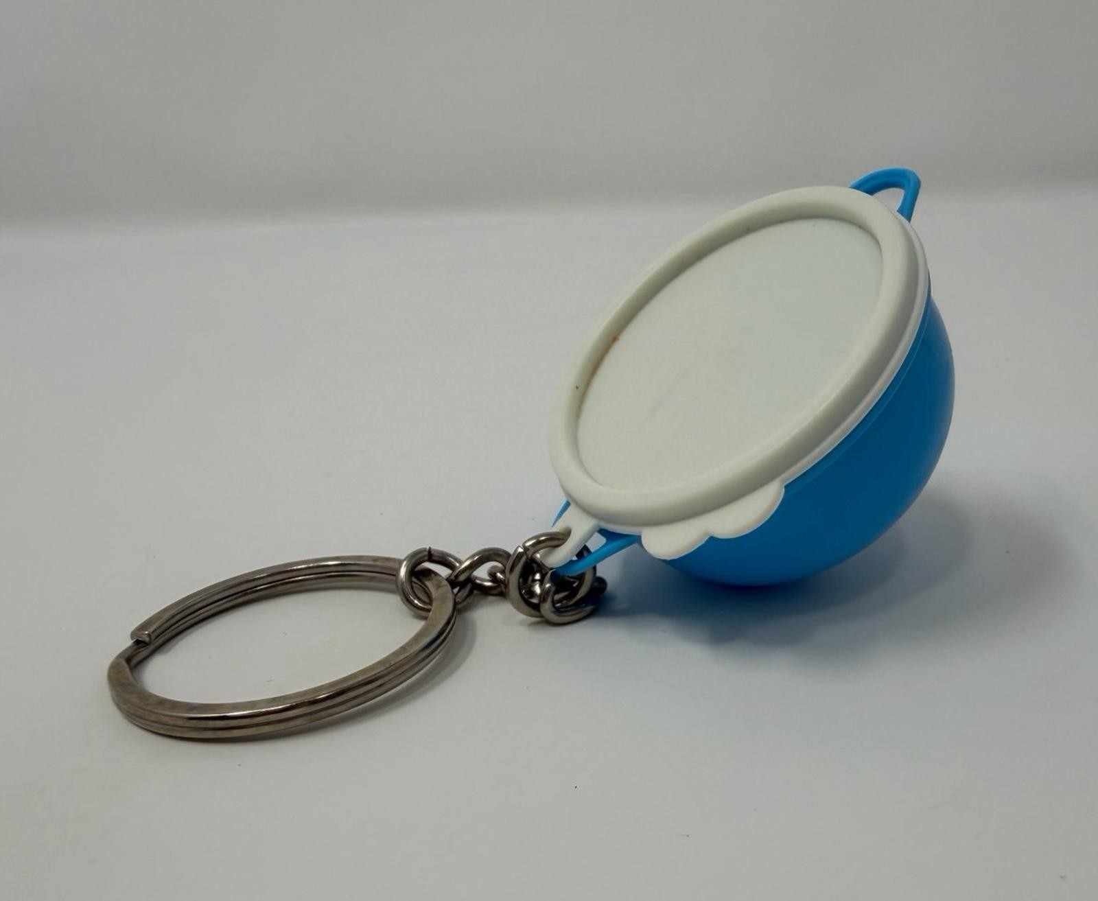 Tupperware Thatsa Bowl Jumbo Keychain Novelty Gift Blue Miniature