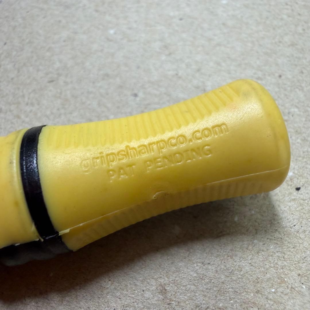 Out of print gripsharp grip sharp pencil sharpener cap yellow