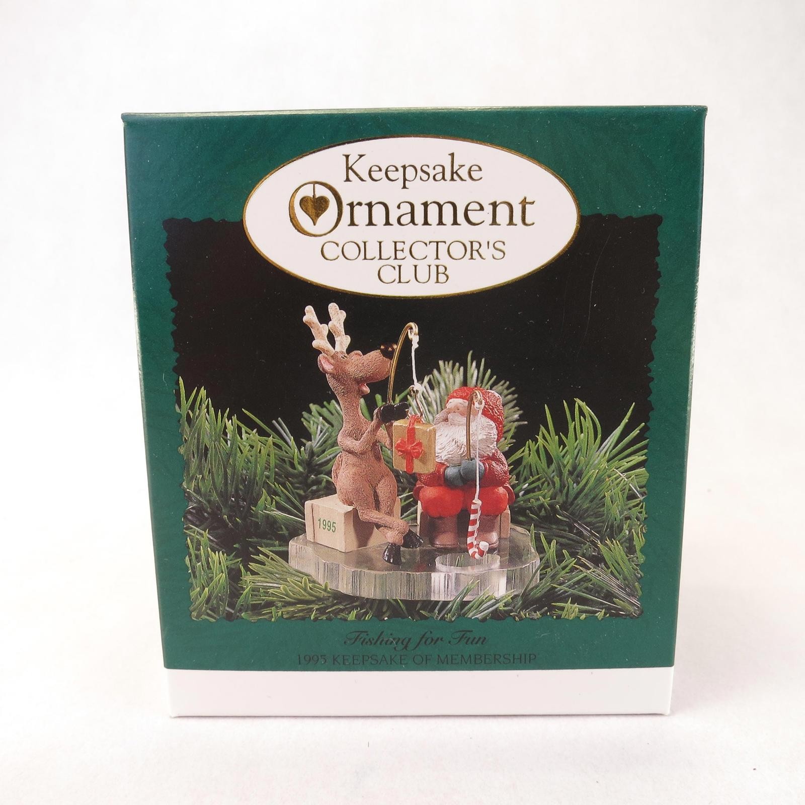 Hallmark Keepsake Ornament Collector’s Club Fishing for Fun QXC5207 Vintage 1995
