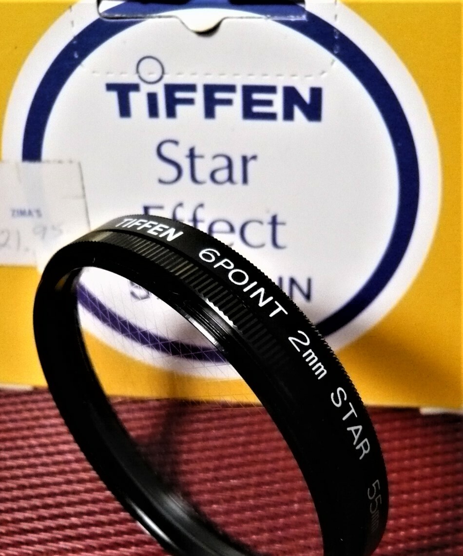 55mm Tiffen Professional Star effect Six Pt.Filter.Made in Japan. NEW !