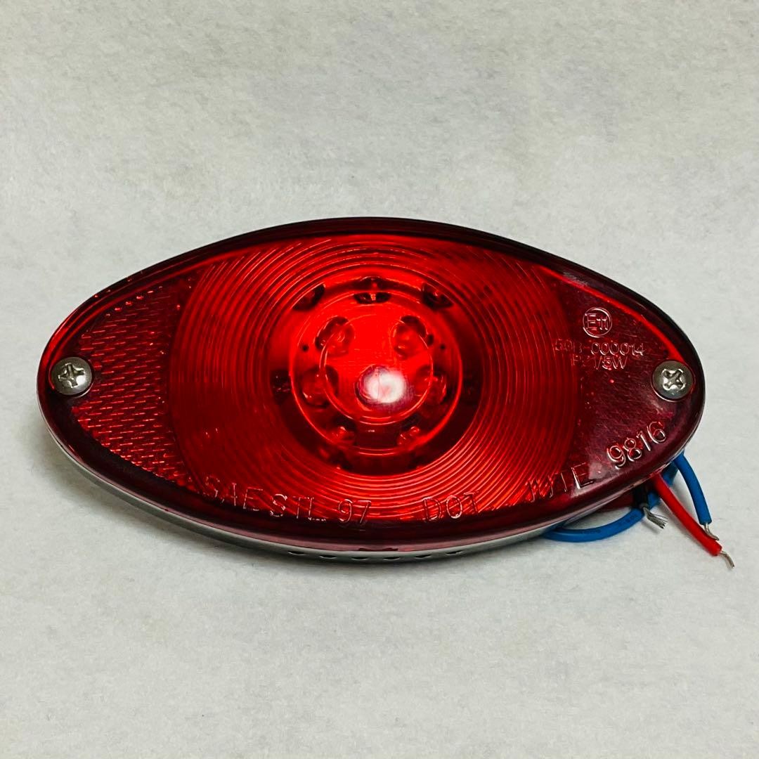 LED cat’s eye tail lamp with license plate light general purpose custom 12V