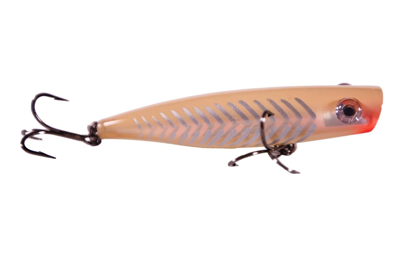 MirrOLure C36MR BNSB Poppa Mullet C Eye Pro Bn Bk Bn Silver Bones 3 5 8in 1 2oz