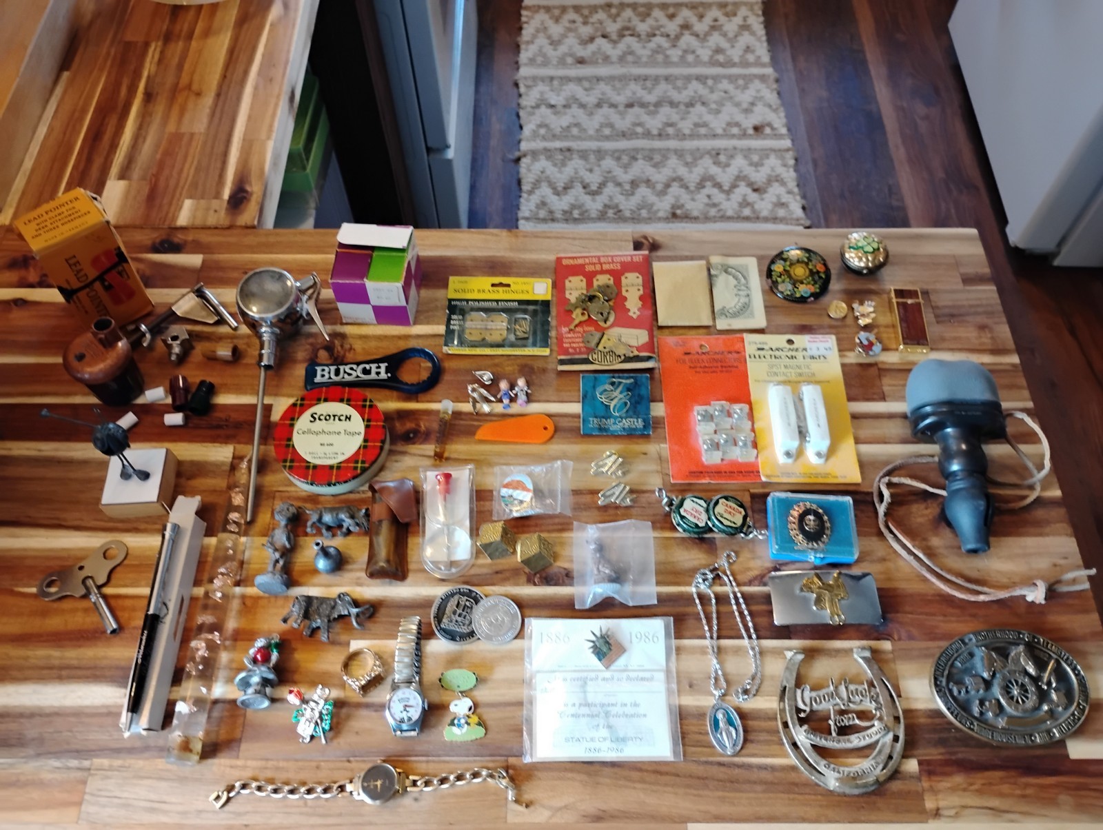 Large Vintage Vtg Junk Drawer LOT/Collection Of Items Over The Years Random Mix