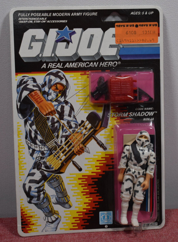 GI JOE A Real American Hero Storm Shadow 1987 Action Figure
