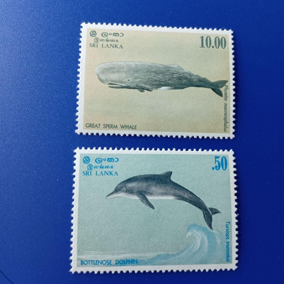 Foreign Stamp Sri Lanka 1983 Marine Mammal Marine Life 4V
