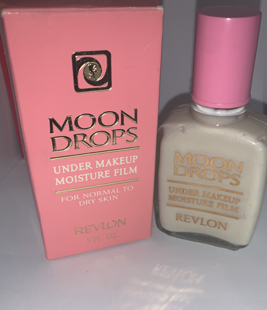 Vintage Revlon Moon Drops under makeup moisture film 3 fl oz HTF Discontinued