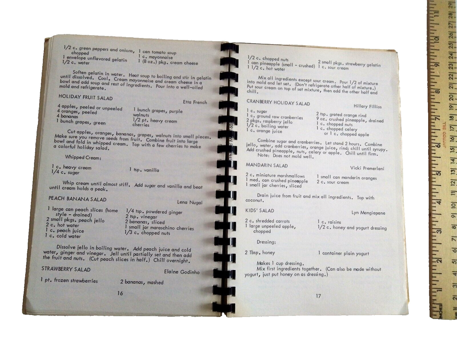 6 Spiral Bound Cookbooks Pre 2000. About 700 pages of interesting recipes