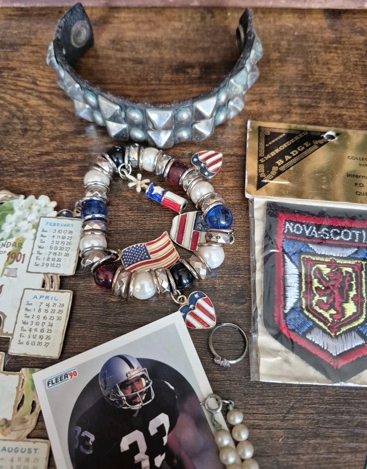 Junk Drawer Lot Jewelry, Cards, Brass, Vinatge Items, and More
