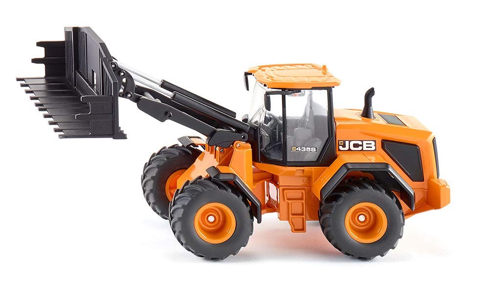 Siku 1:32 3663 JCB 435S Agri Wheel Loader Orange Front Construction Model