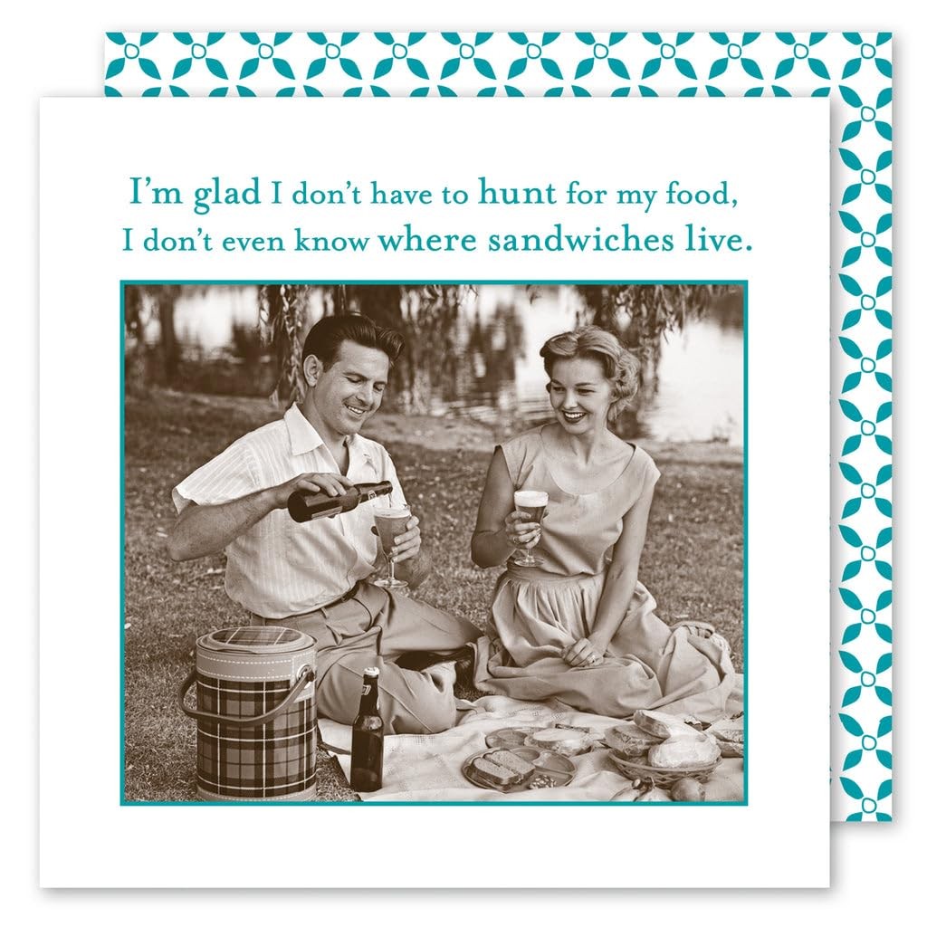 Shannon Martin Design Sandwiches Napkin, Pack of 20, 5 x 5-Inch
