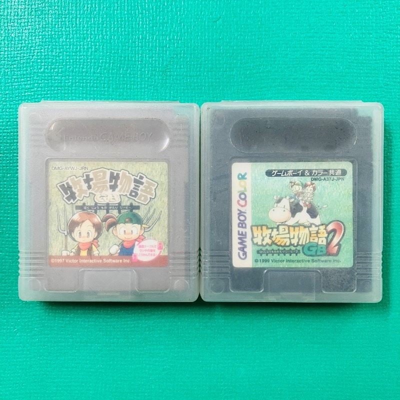 [Set of 2] [Case and software only] Game Boy Harvest Moon GB Game Boy Color