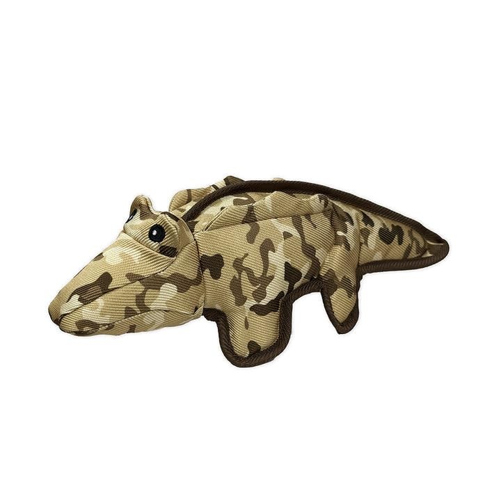 Pet Lou Camo Critters – Alligator Dog Toy, 16-Inch
