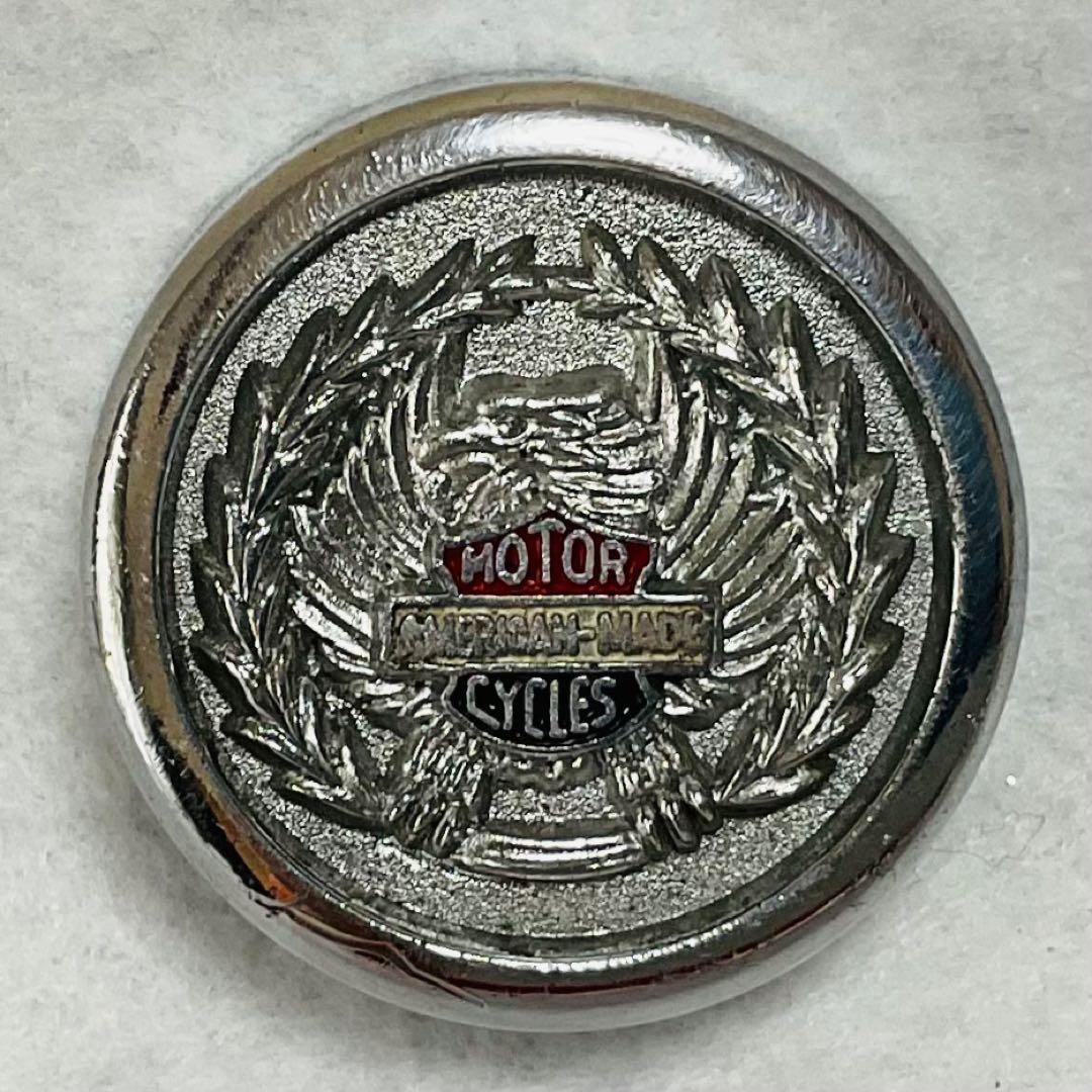 Custom bike grip end cap 4cm diameter eagle emblem