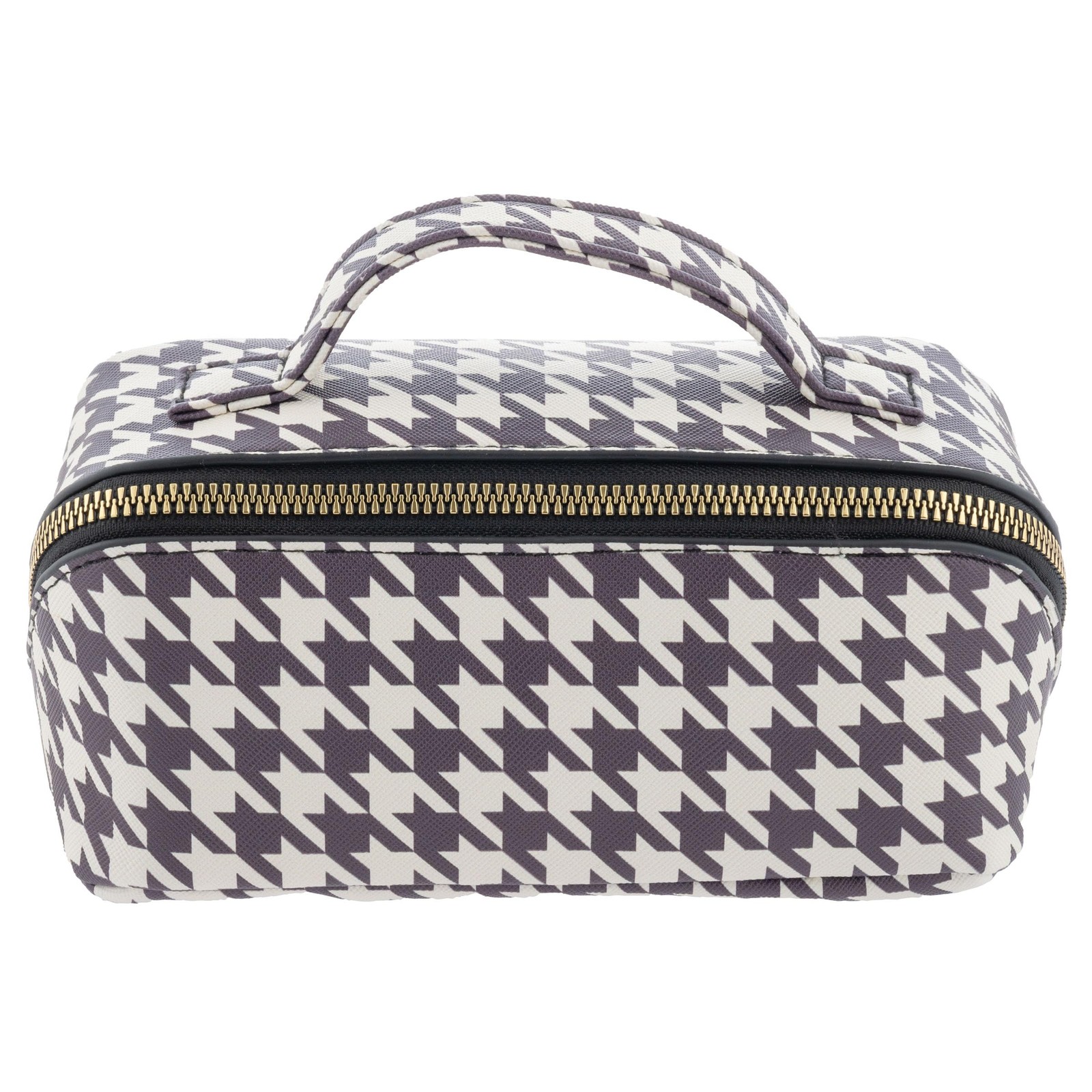 Karma Women’s Zip Cosmetic Bag, Houndstooth