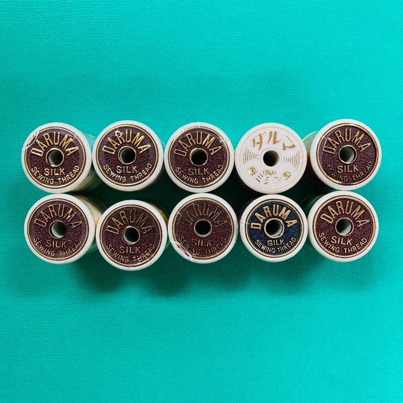 [New unopened product] [10-piece set] Daruma silk sewing thread #50 100m MT6