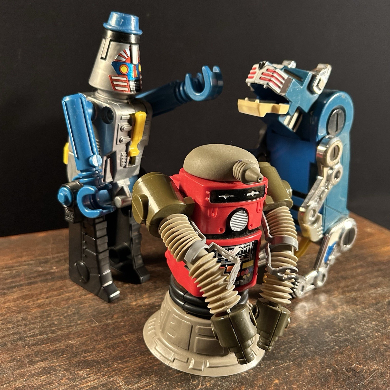 Vintage Toy Lot (3) Robot Action Figure Space Sci-Fi