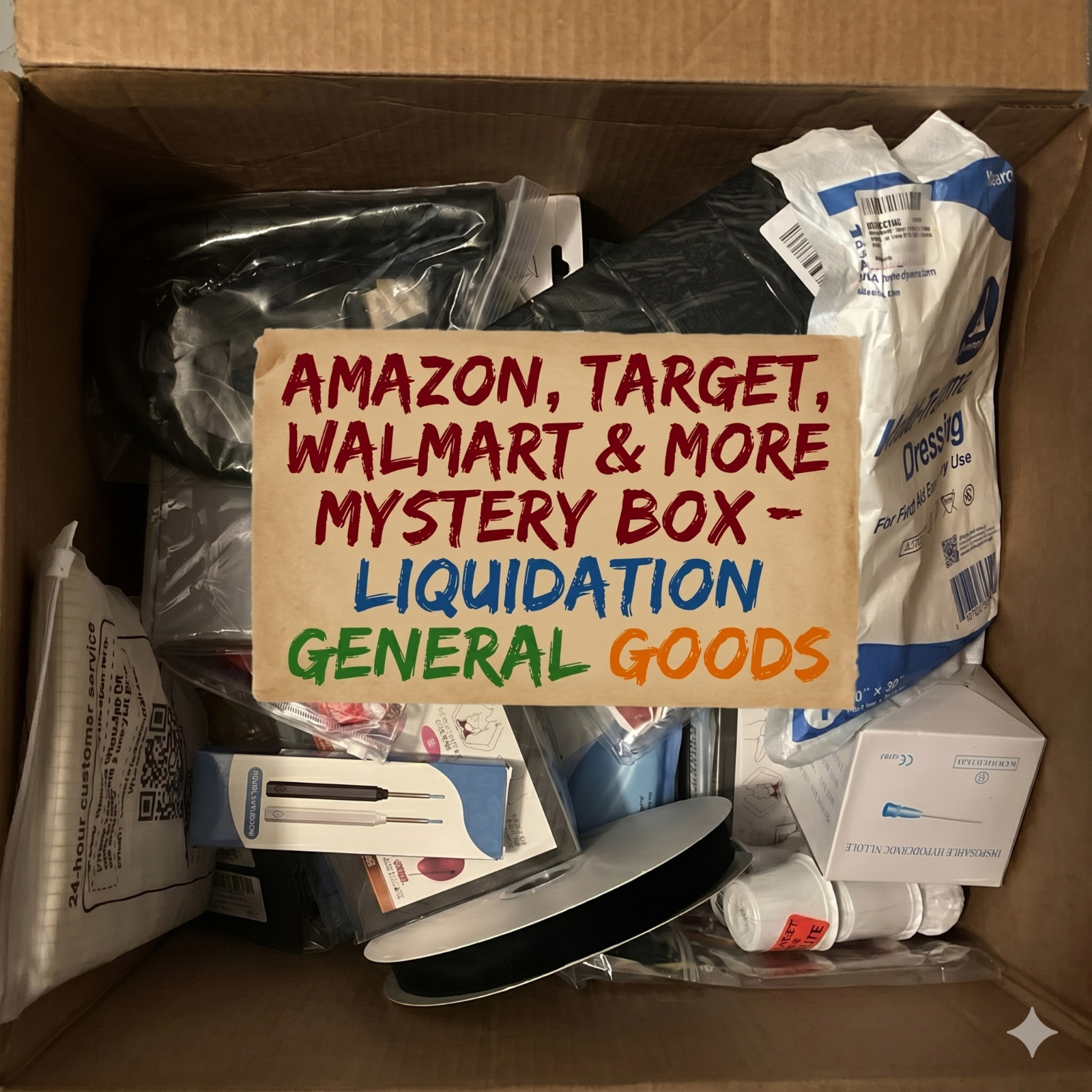 General Merchandise Mystery Box Overstock & Liquidation Finds from Top Retailers