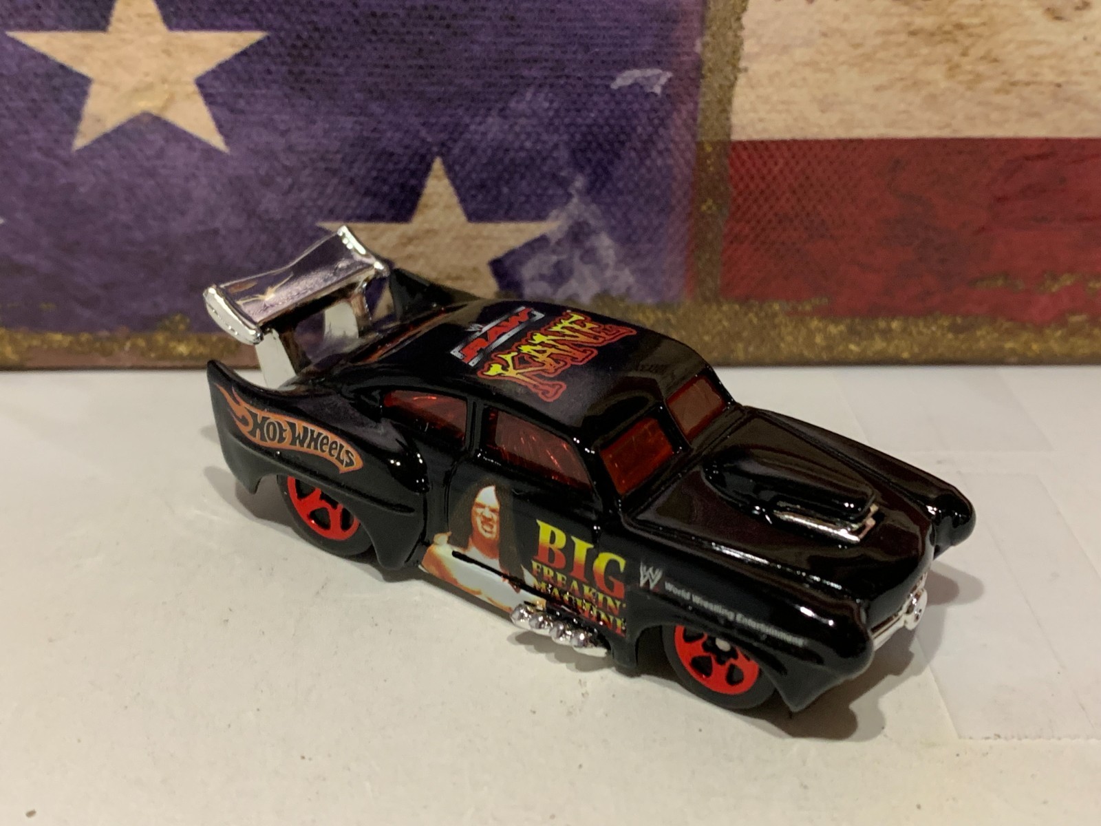 HOT WHEELS JADED, 2007 WWE RAW , KAHNE, BLACK NICE