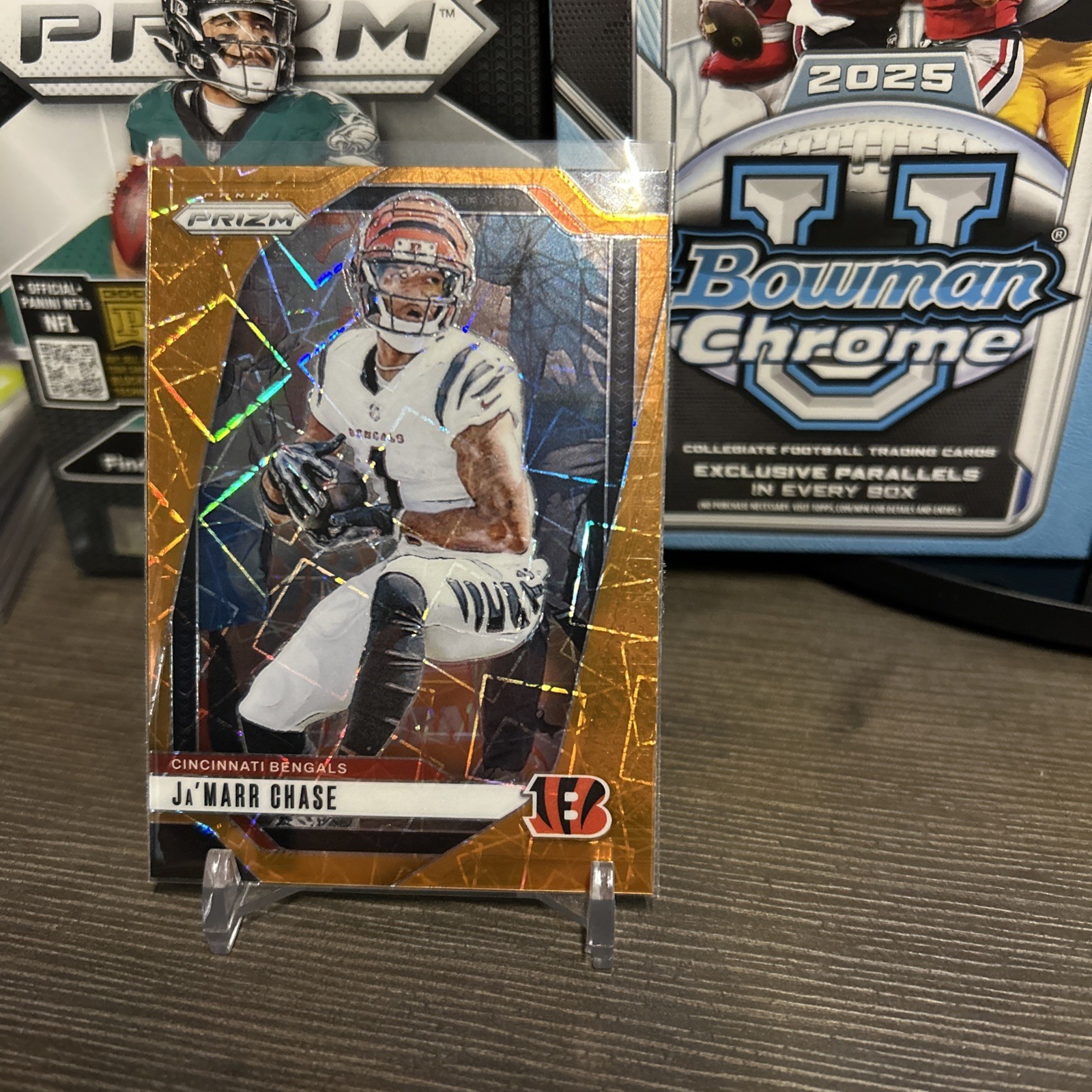 2024 Prizm Football Orange Lazer Prizm Lot x10