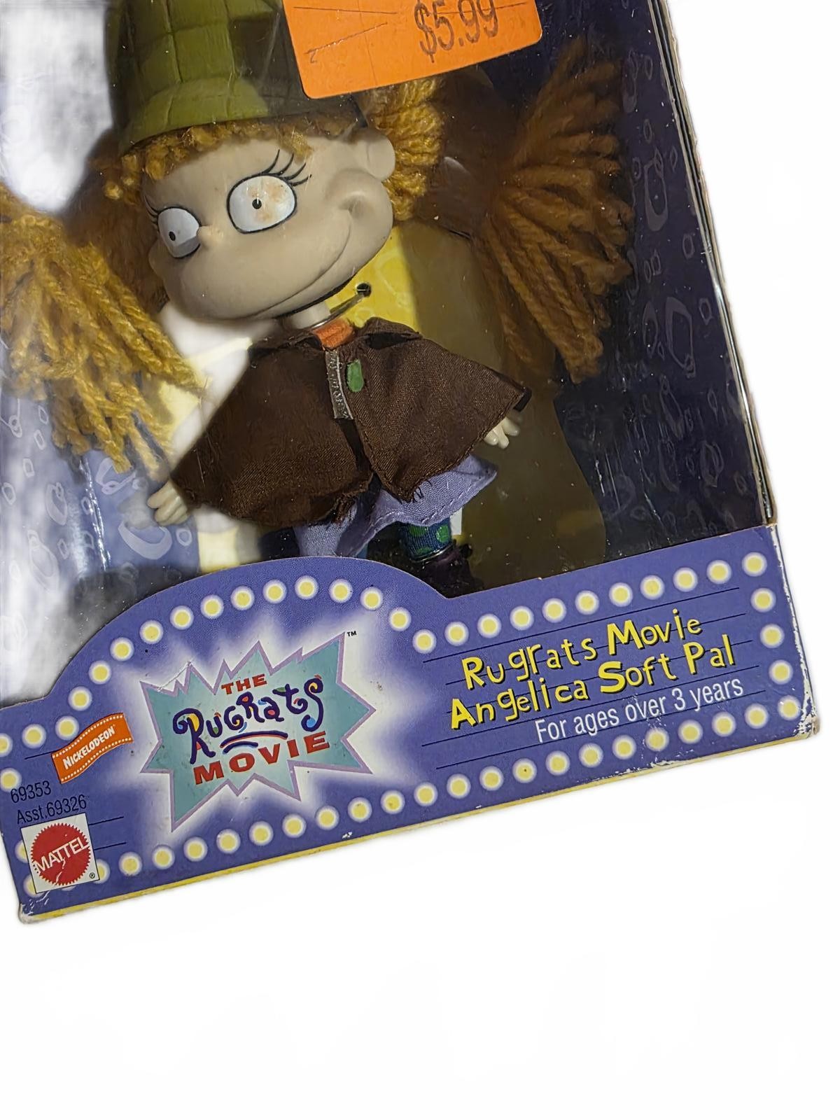 Vtg Rugrats Movie Angelica Soft Pal Doll