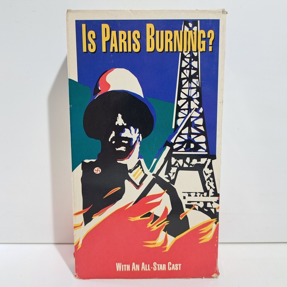 HISTORY VHS TAPE Is Paris Burning? 1966 NTSC Jean-Paul Belmondo Kirk Douglas ZSV