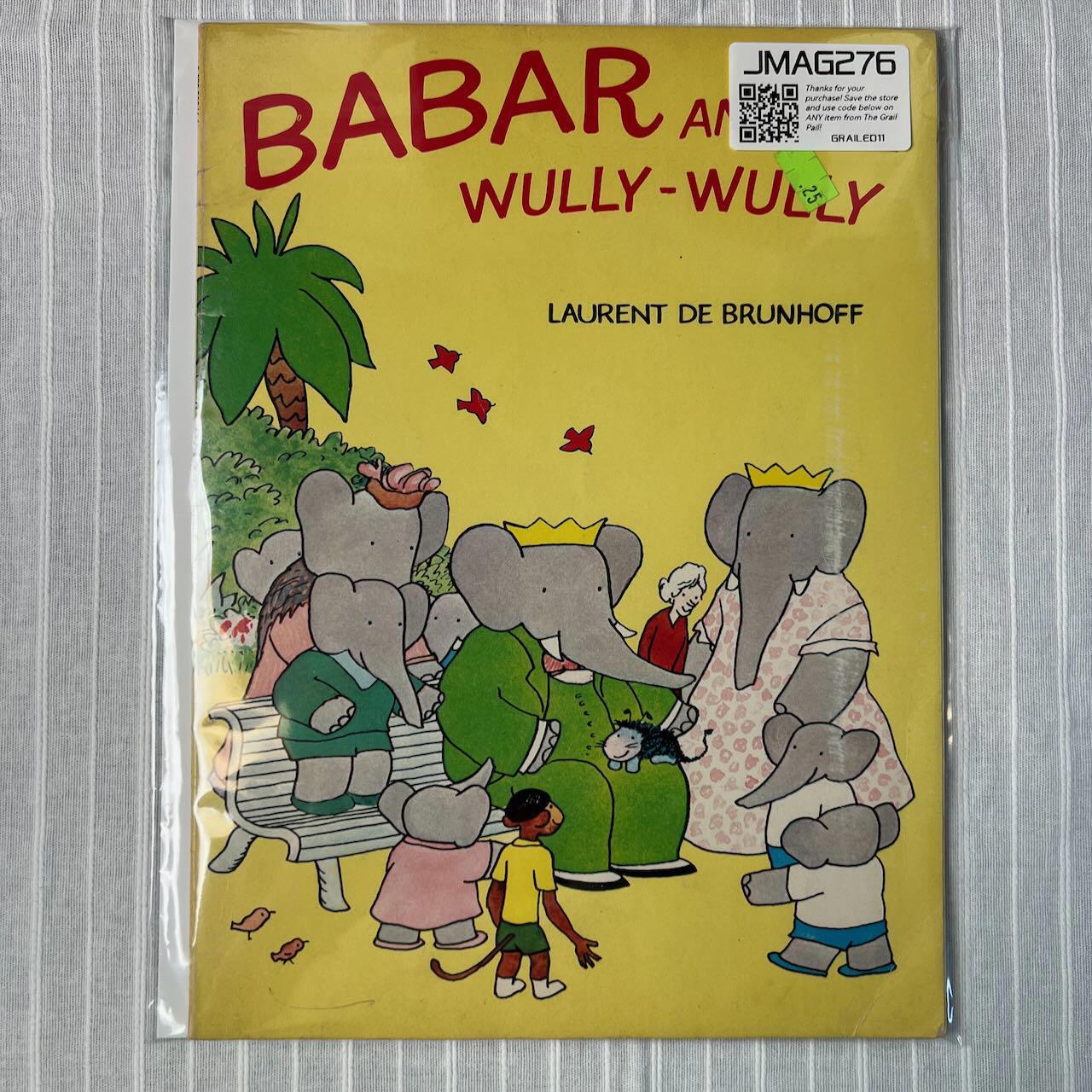 Babar and the Wully-Wully Paperback 1975 First Edition Print RARE