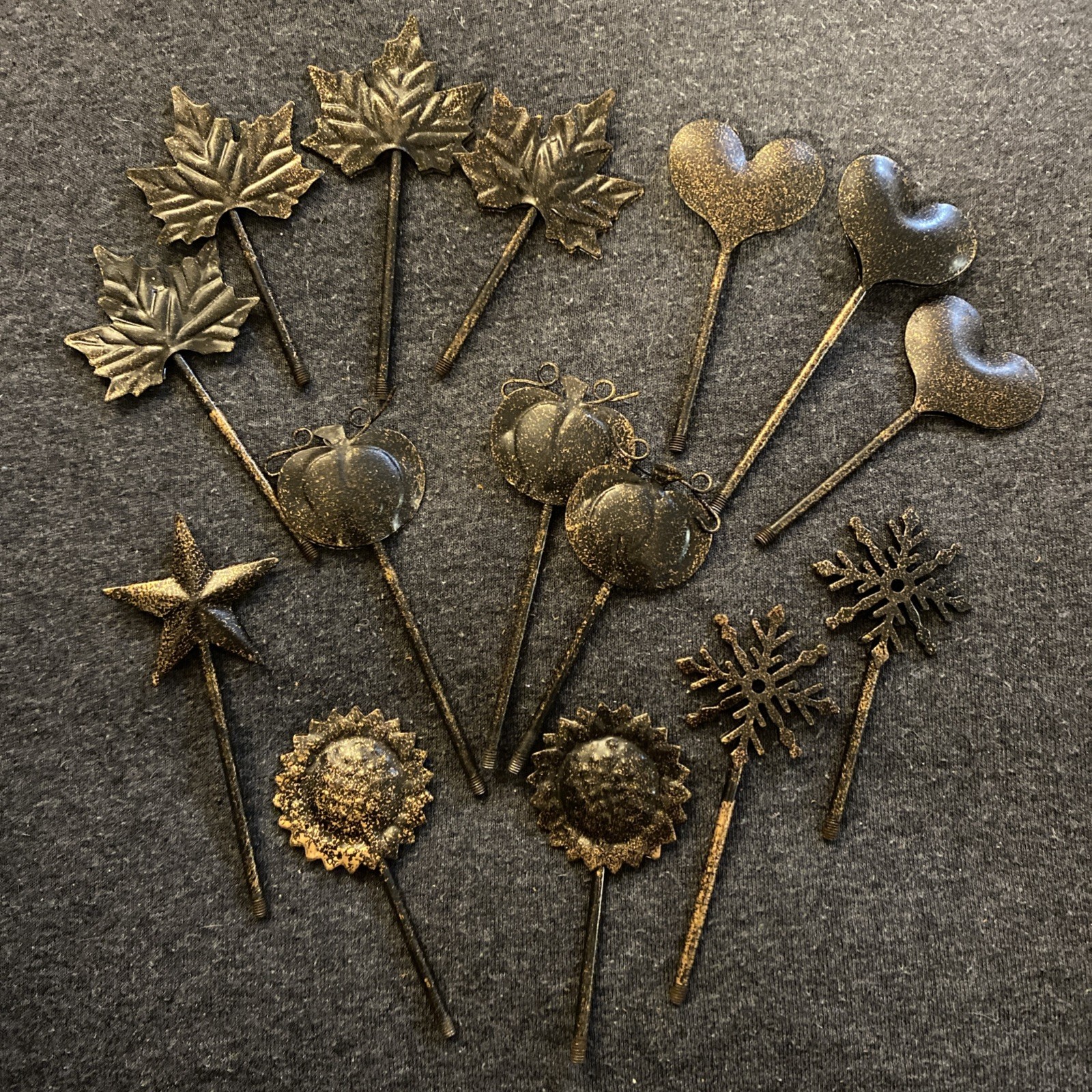 Junk Drawer Decorative Metal Shapes Lot