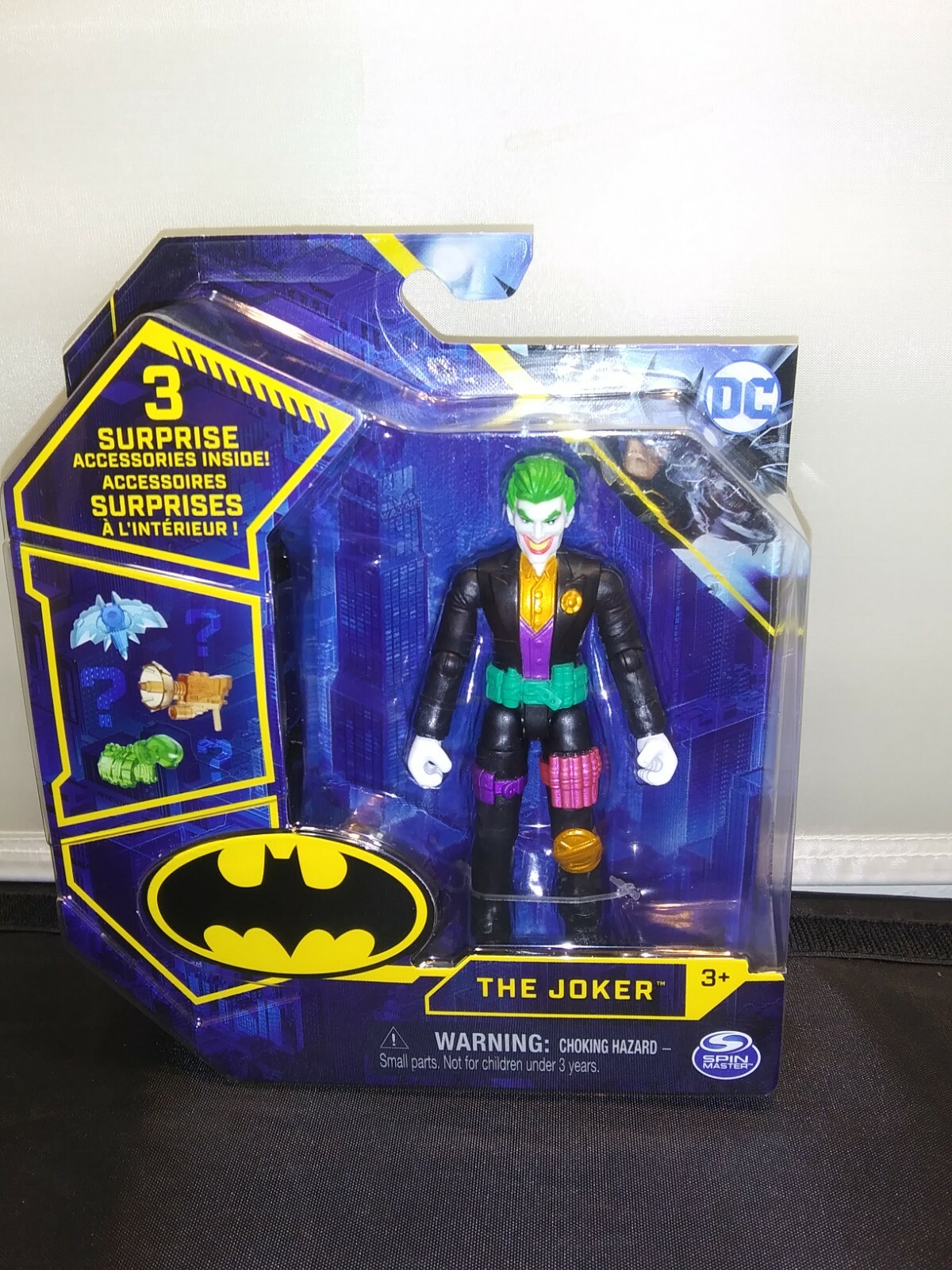 2021 DC THE JOKER Action Figure 3 Surprise Accessories & 1 Poster Spin Master