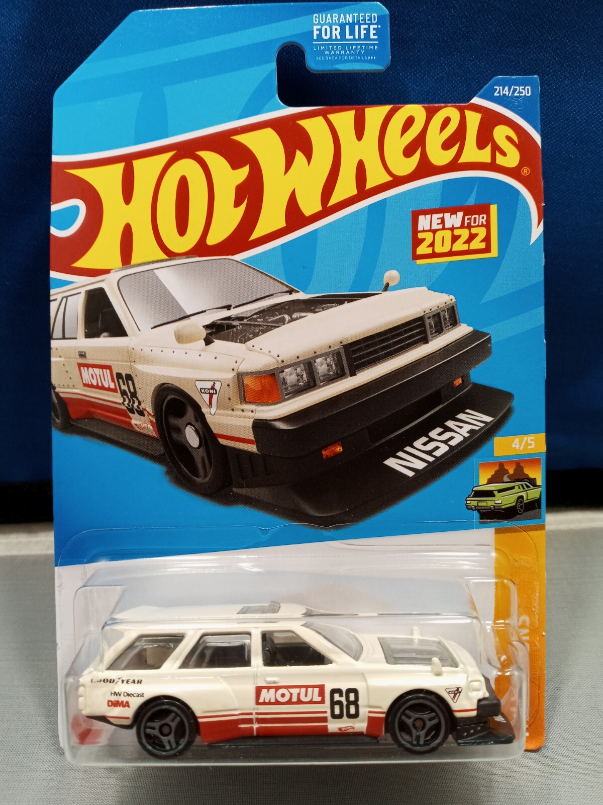 2022 Hot Wheels Nissan Maxima Drift Car HW Wagons #4/5 White Diecast 1:64 Scale