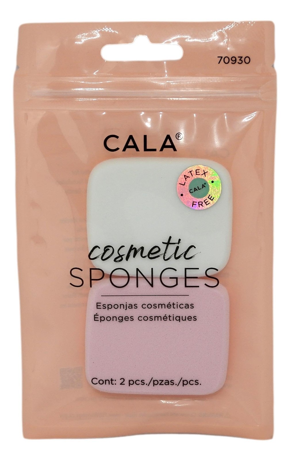 Cala Cosmetic sponges square 2 count, 2 Count