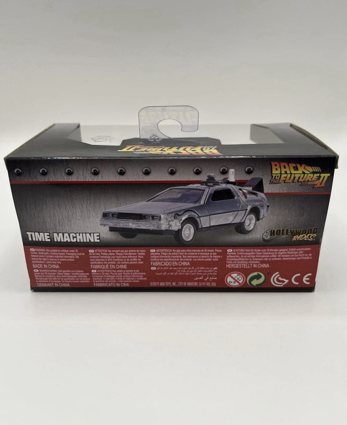 JADA BACK TO THE FUTURE ll TIME MACHINE DIE-CAST 1:32 SCALE.